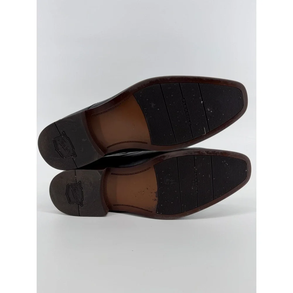 Florsheim Mens 15176-001 Black‎ Leather Slip On Loafers Dress Shoes Size 10D